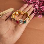Red And Green  Bracelet with Jai Guruji Swaroop, Handmade Bracelets