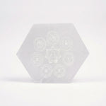 Selenite Crystal Charging Plate Spiritual Healing Tool