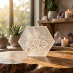 Selenite Crystal Charging Plate Spiritual Healing Tool