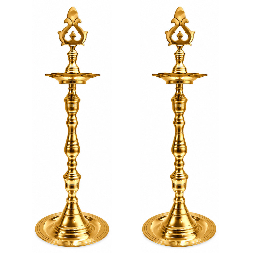 25 INCH Brass Kerala Chandarbalyam Samai Diya