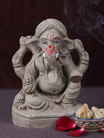 6 Inch Traditional Eco-Friendly Ganesha Idol in Lalitāsana Pose