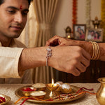 925 Sterling Silver BRO with Hammer Motif Rakhi
