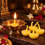 50 Pc Pure Cow Ghee Diya Wicks (Wax Free)