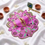 Size No.2 Traditional Zari Work Indian Laddu Gopal Dress