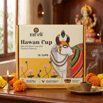 Sambrani Cup with Guggle,loban and flowers (Coal Free)