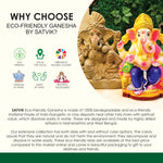 8 Inch Buddhividhata Eco-Friendly Ganesha Idol