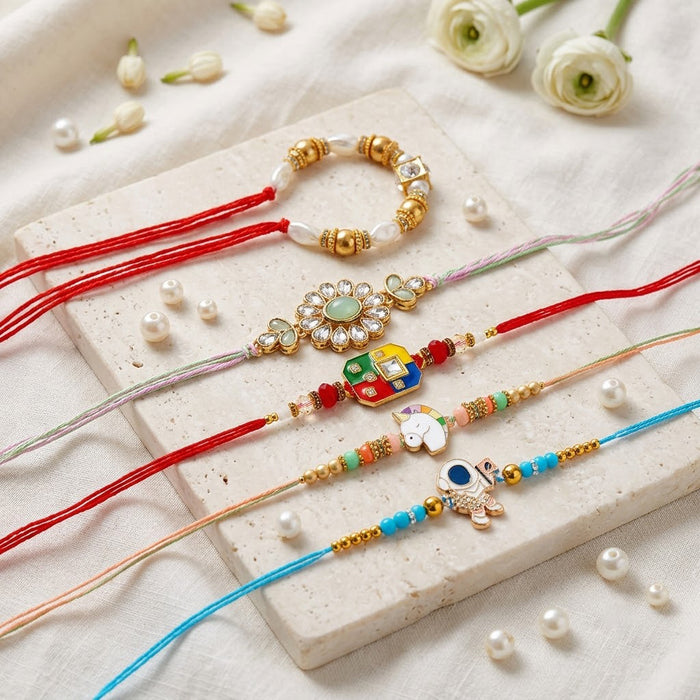 The Family Favorites Rakhi Pack (Set of 5)