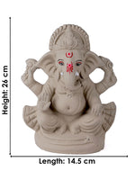 10 Inch Natural Eco-Friendly Ganesha Idol