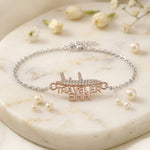 Stylish 925 Silver Aeroplane Motif Traveler Bhai Rakhi