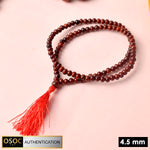 Certified 100% Original Authentic Pure Red Sandalwood Jap Mala (Andhra Pradesh)
