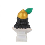 Premium Hand Painted Marble Dust Krishna Bust Statue
