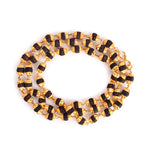 5 Mukhi Golden Capping Natural Rudraksha Mala 100% Original & Certified