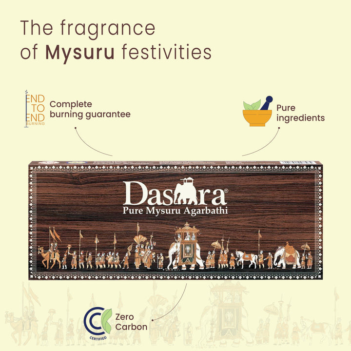 Dasara agarbatti incense sticks for festive prayers and celebrations