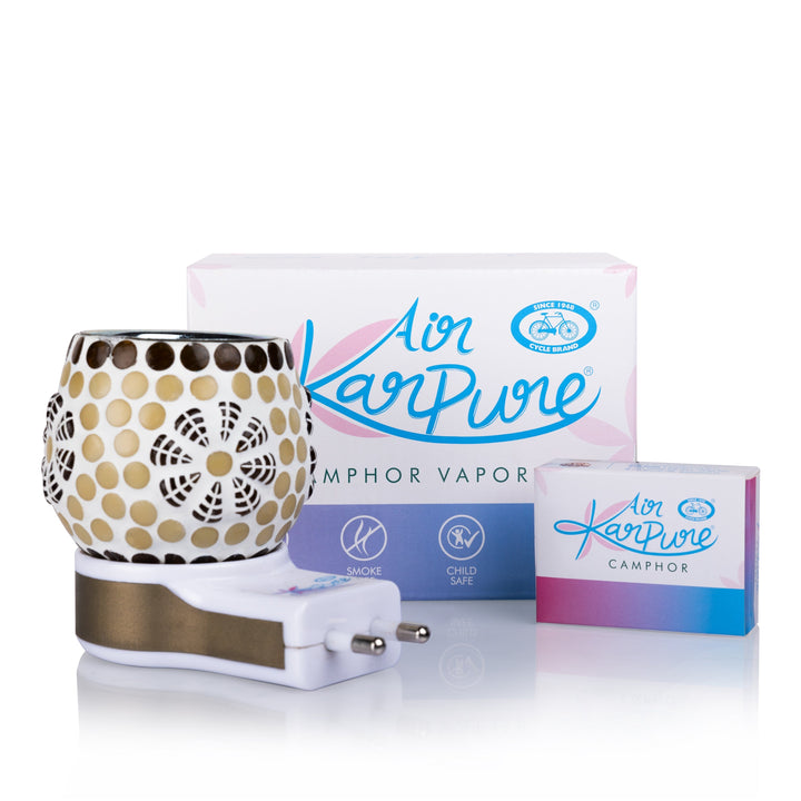 Premium camphor vaporizer diffuser for home fragrance