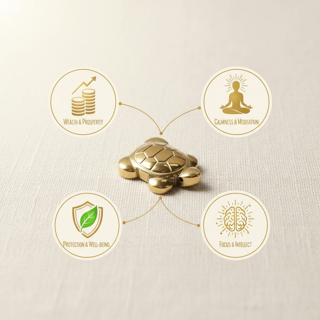 Pyrite Tree Pyramid & Golden Pyrite Tortoise Combo for Wealth & Prosperity
