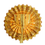 Royal Golden-Yellow Embroidered Laddu Gopal Dress