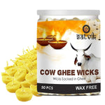 Pure Cow Ghee Wicks (Wax Free)