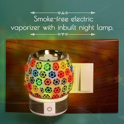 Camphor Vaporizer (Premium) with Camphor Tablets & Bhimseni Camphor 50 gm
