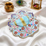 Size No.2 Traditional Zari Work Indian Laddu Gopal Dress