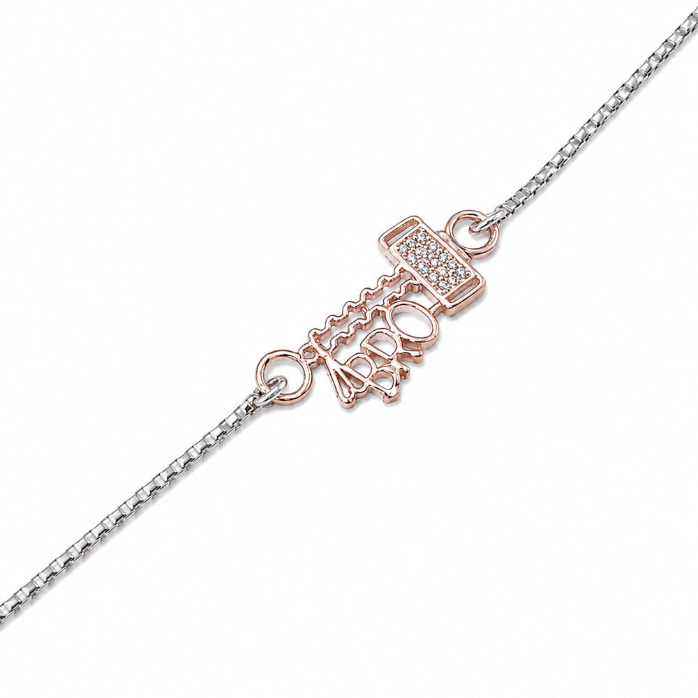 925 Sterling Silver BRO with Hammer Motif Rakhi