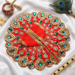Size 2 Premium Heavy Stone & Pearl Laddu Gopal Dress