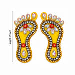 Ethnic Kundan Work Laxmi Footprint Diwali Stickers