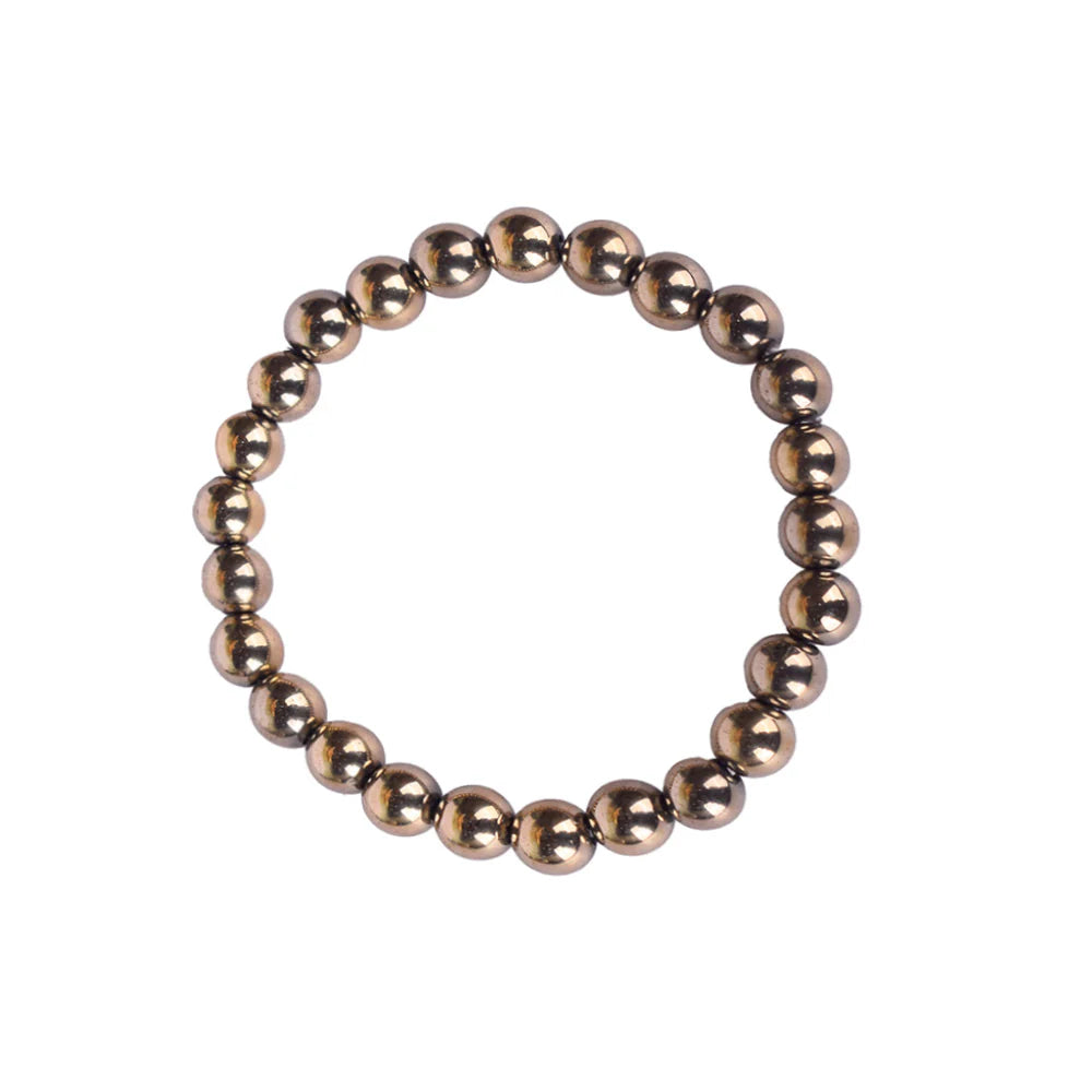 Black Obsidian Evil Eye & Golden Pyrite Bracelet Combo | Protection & Wealth Energy