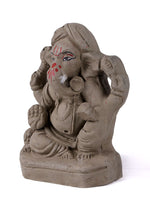 6 Inch Traditional Eco-Friendly Ganesha Idol in Lalitāsana Pose