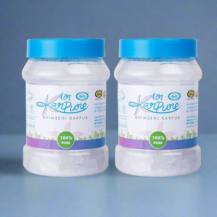 Bhimseni Camphor Tablets Original (100gm) - Combo Pack 2