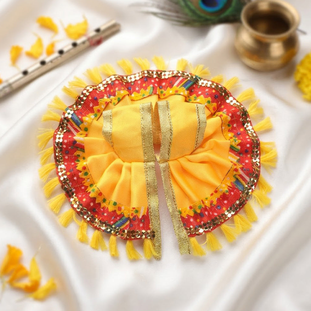 Size No.1 Handcrafted Festive Laddu Gopal Dress