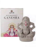 10 Inch Natural Eco-Friendly Ganesha Idol