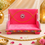 Luxurious Laddu Gopal's Velvet Singhasan