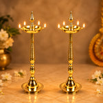 24 Inch Brass Kerala Diya Samai Lamp