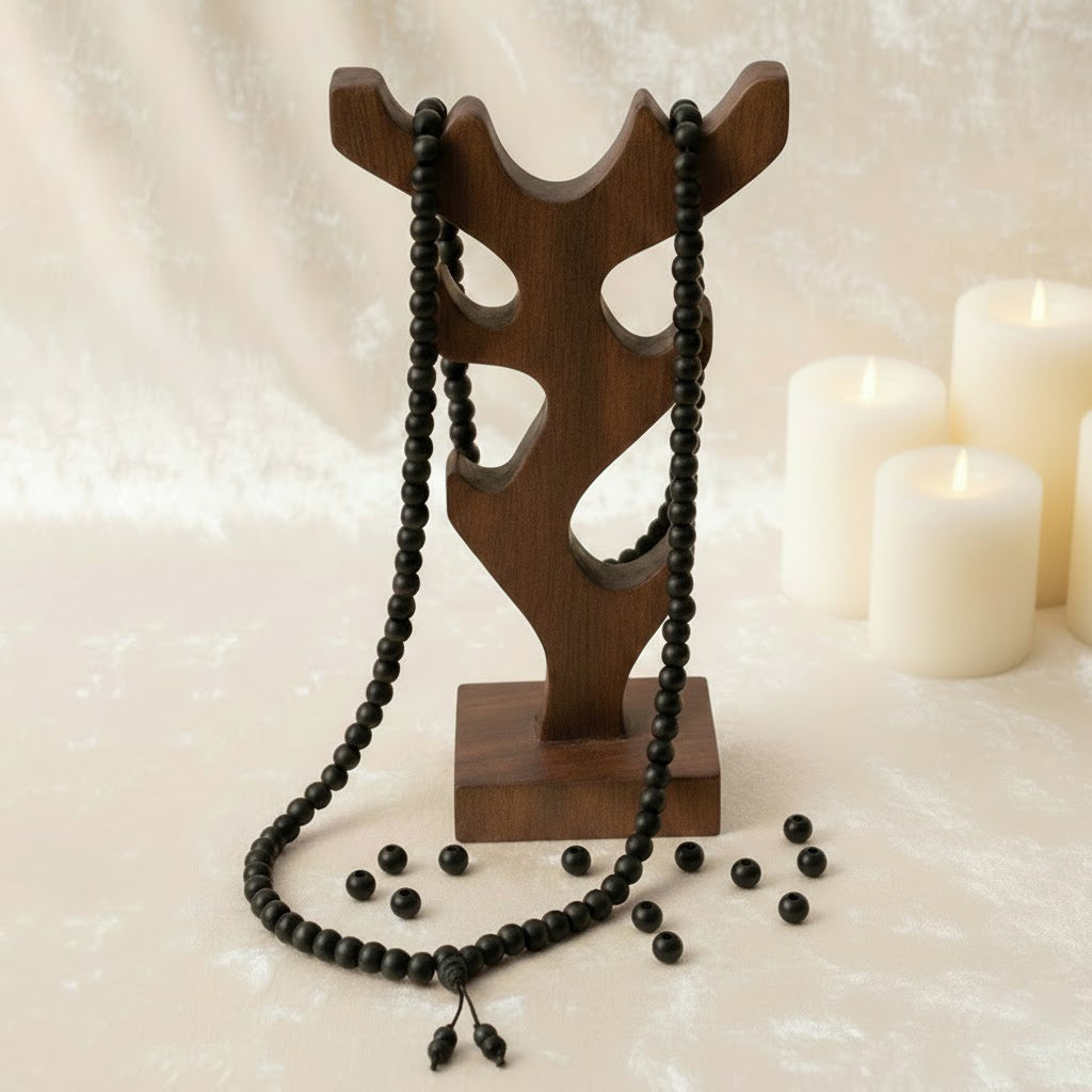 Original Karungali Mala made from natural Karungali wood beads