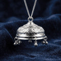 925 pure silver chhatra umbrella nakashi engraved for pooja. India’s Largest Puja Accessories Brand- www.satvikstore.in