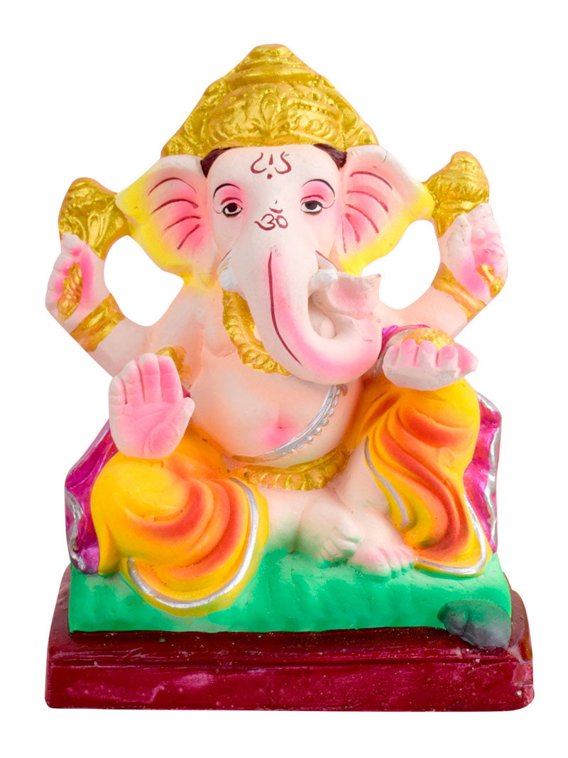 6.5 Inch Eco-Friendly Ganesha Idol