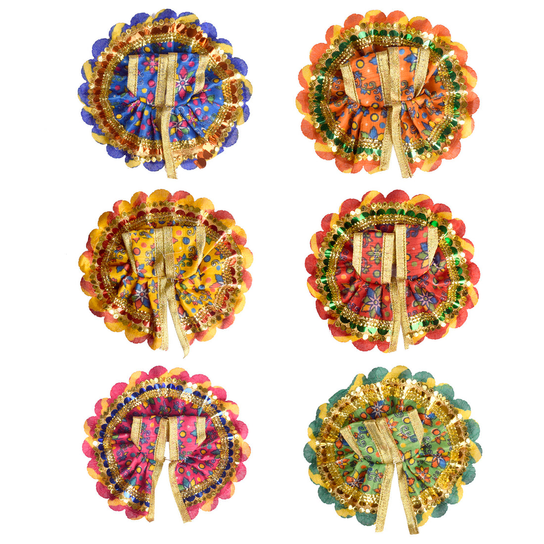 Cheerful Printed Laddu Gopal Dress with Colorful Floral Design