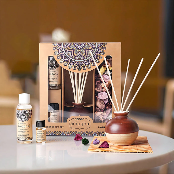 IRIS Amogha lavender and khus fragrance gift set