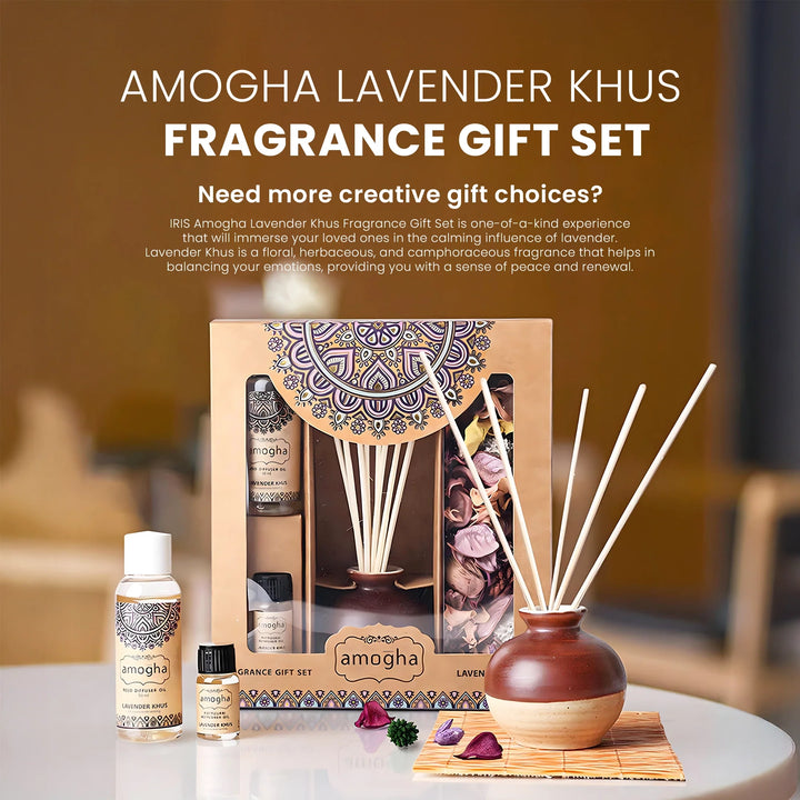 IRIS Amogha lavender and khus fragrance gift set