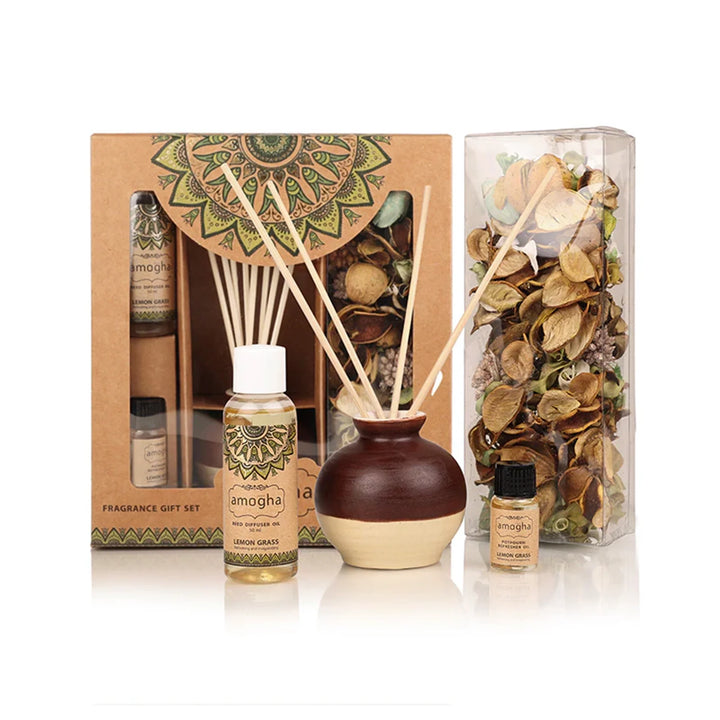 IRIS Amogha lemongrass fragrance gift set