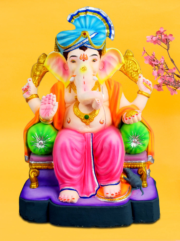 22-inch Avighna eco-friendly Ganesha idol | India’s Largest Pooja Accessories Brand – www.satvikstore.in