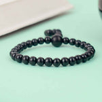 6 mm Govt. Certified Karungali bracelet with Gloss Finish