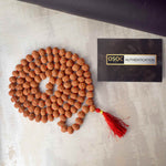 9 Mukhi Pathariya Rudraksha Mala 9-10mm