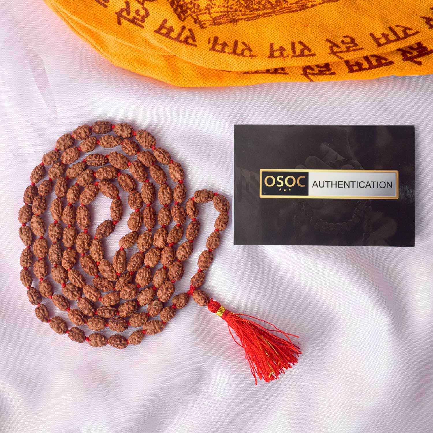 Premium Rudraksha Jap Mala for mantra chanting and daily meditation