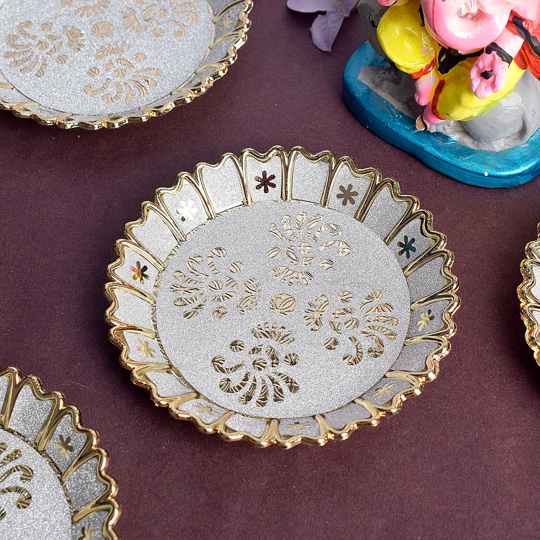 Bhog Plate (Pack of 4)| India’s Largest Pooja Accessories Brand – www.satvikstore.in