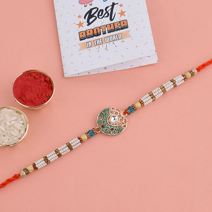Brotherly Bonds Bhaiya Single Rakhi India’s Largest Pooja Accessories Brand – www.satvikstore.in
