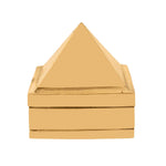 2 Inch Brass Pyramid for Vastu & Healing