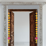 Marigold Lotus Hanging with Golden Bells – Ethnic Festival Decor