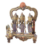 The 8.7 Inch Elegant Antique Brass Ram with Bow Statue is a beautifully crafted piece that exudes strength, power, and grace. The statue features a detailed ram, poised with a bow, symbolizing courage, protection, and determination. Made from high-quality antique brass, it boasts an intricate design that brings out the elegance and majesty of the ram in a timeless style.