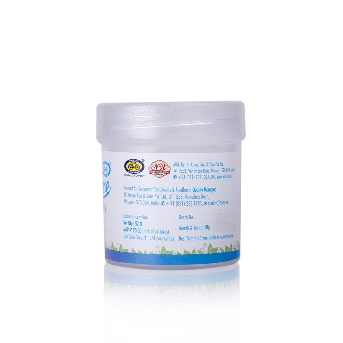 Camphor Vaporizer (Premium) with Camphor Tablets & Bhimseni Camphor 50 gm